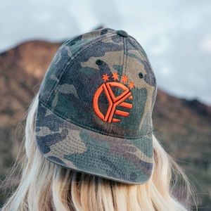 Whiskey Riff Flexfit Camo Hat